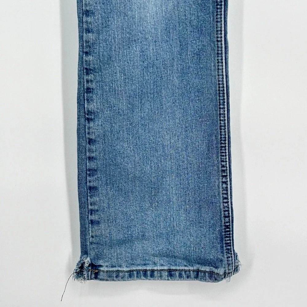 Wrangler Jeans Mens Size 29x32‎ Retro Slim Fit Bootcut Distressed Cowboy Western
